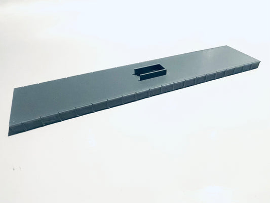 Bahnsteig breit mit Aufgang (Set mit 4 Stk.) - 196x40x6,5mm