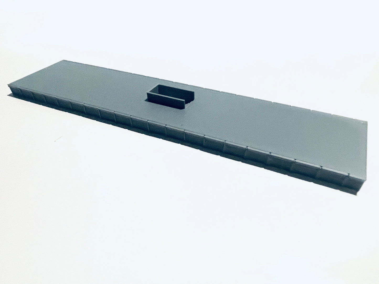 Bahnsteig breit mit Aufgang (Set mit 4 Stk.) - 196x40x6,5mm
