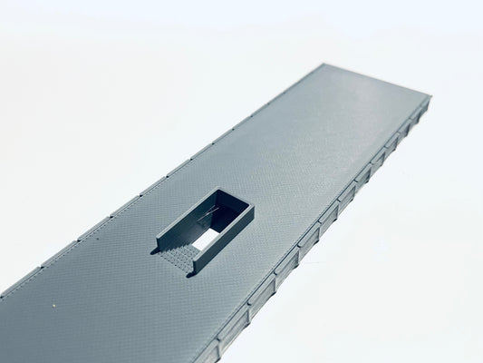 Bahnsteig breit mit Aufgang (Set mit 4 Stk.) - 196x40x6,5mm