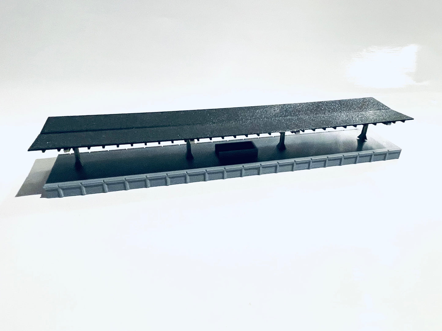 Dachkonstruktion für 40mm Bahnsteig (4 Stk.) - Bausatz