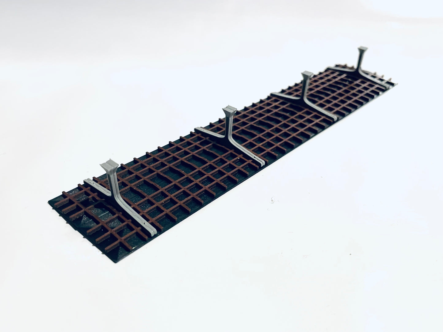 Dachkonstruktion für 40mm Bahnsteig (4 Stk.) - Bausatz