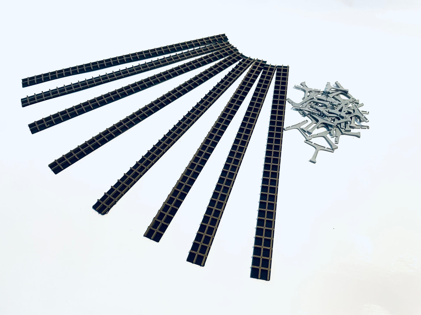 Dachkonstruktion für 22mm Bahnsteig (4 Stk.) - Bausatz