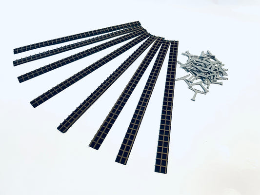 Dachkonstruktion für 22mm Bahnsteig (4 Stk.) - Bausatz